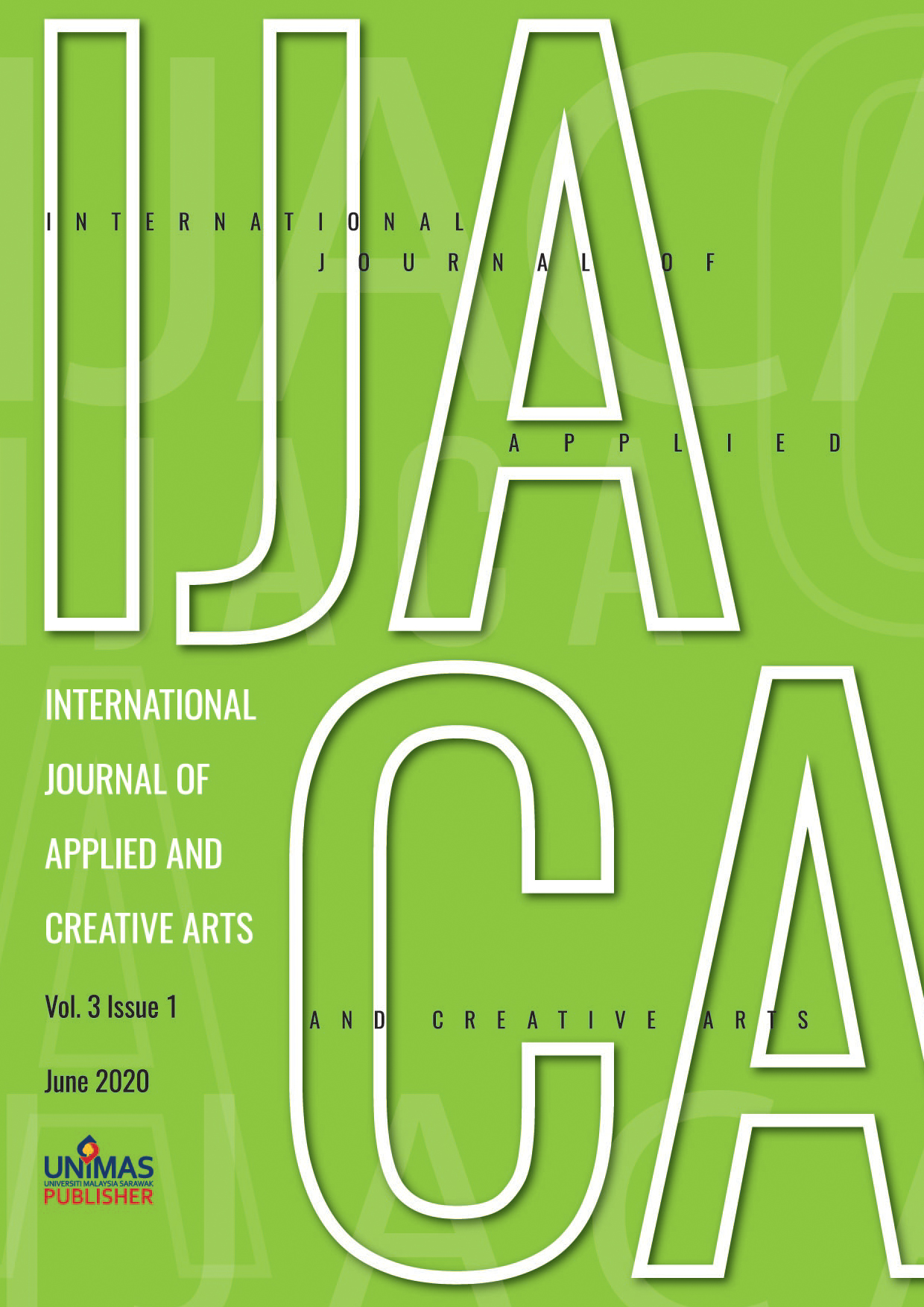 					View Vol. 3 No. 1 (2020): International Journal of Applied and Creative Arts
				