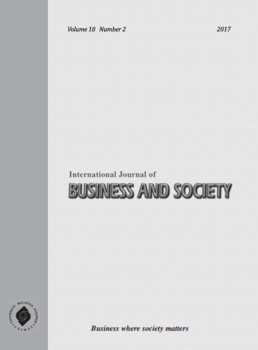 					View Vol. 18 No. 2 (2017): International Journal of Business and Society
				