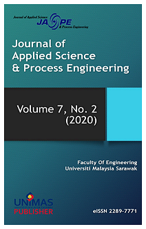 Journal of Applied Science & Process Engineering, Volume 7, Number 2, 2020